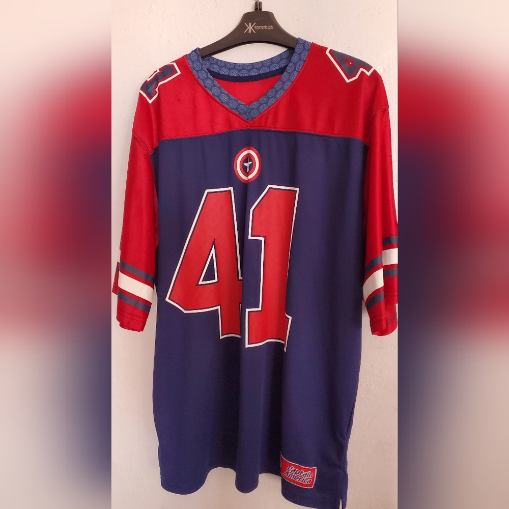 Marvel Captain America football jersey #41